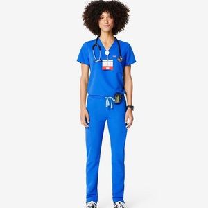 Figs royal blue scrubs